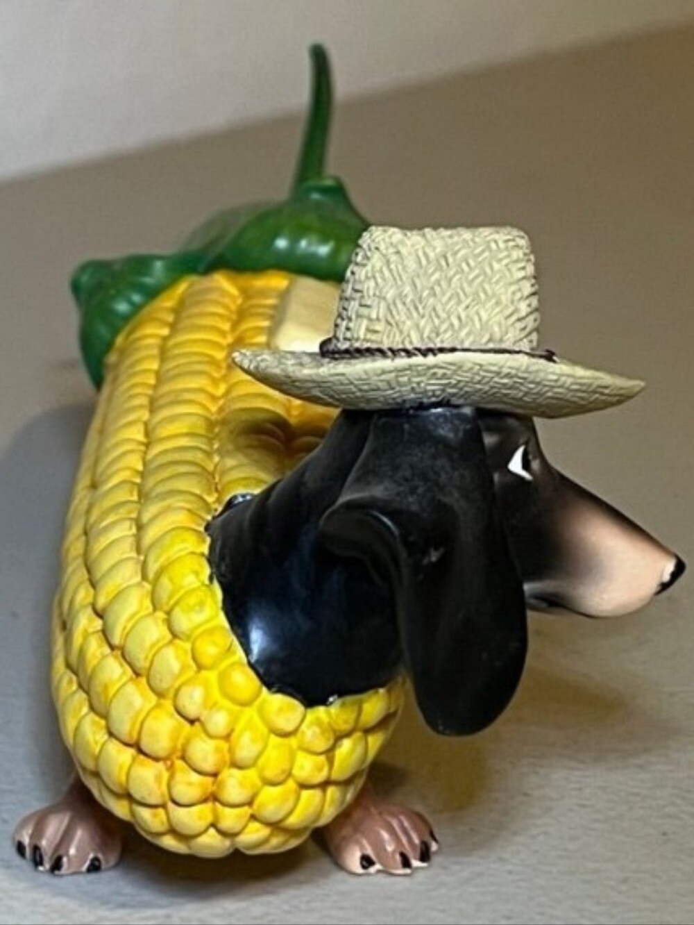 WESTLAND Corn Dog Dachshund Figurine Art NWT - Picture 11 of 11